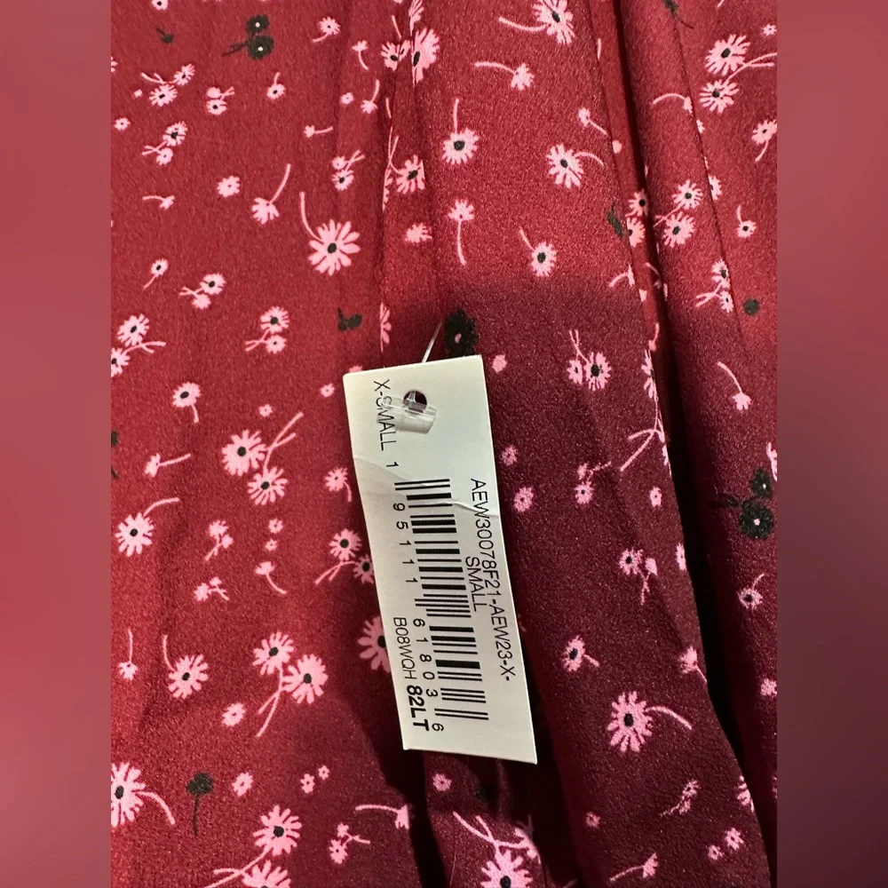 NWT Amazon Essentials Lightweight Georgette Blouson Sleeve Shirt Size XS - Picture 4 of 6